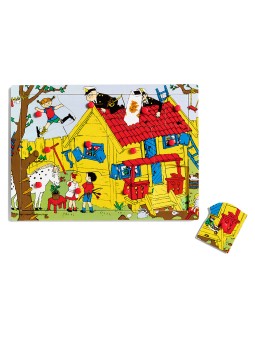 Drewniana układanka puzzle...