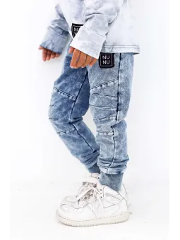 Spodnie Joggery Jeans Blue...