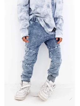 Spodnie Joggery Jeans Blue...