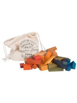 Drewniane Klocki w Worku –...